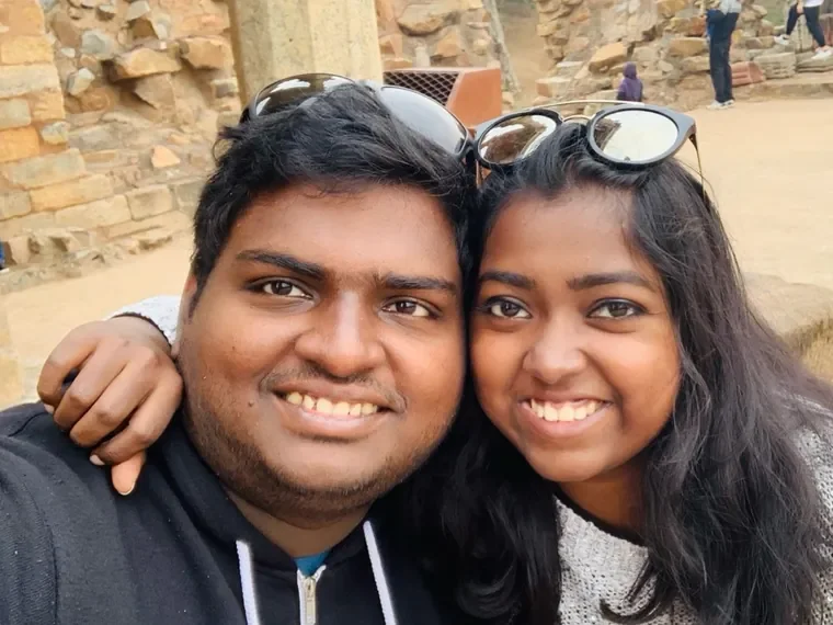 Mohith K M and Sneha Mohith, the husband-and-wife team behind Fluntro