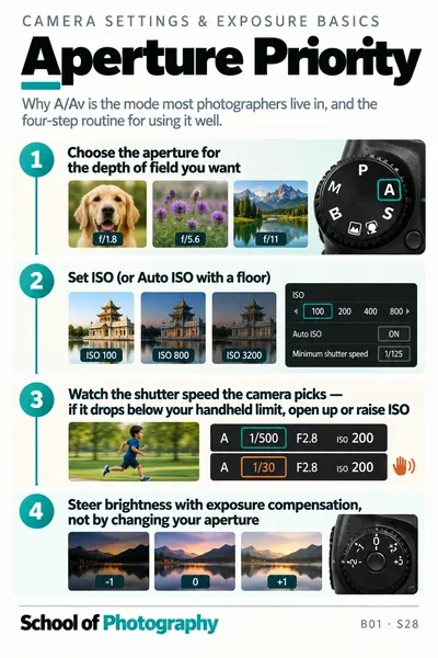 Aperture Priority (A/Av) cheat sheet