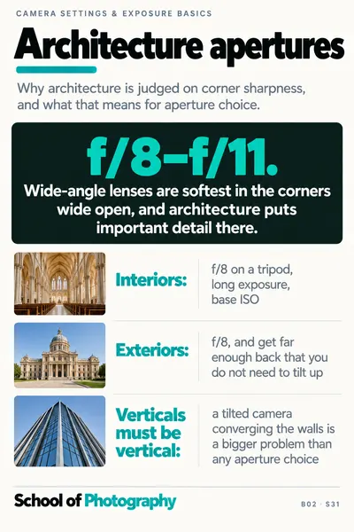 Architecture apertures cheat sheet