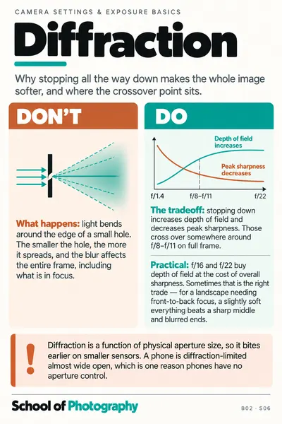 Diffraction cheat sheet