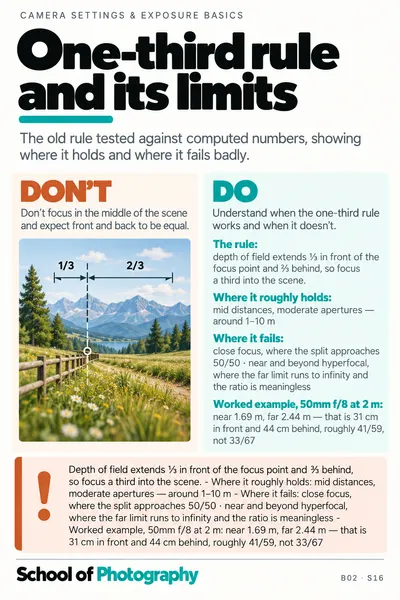 The one-third rule and its limits cheat sheet