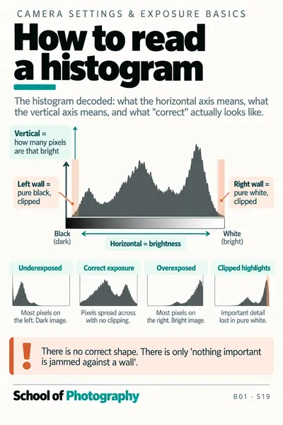How to read a histogram cheat sheet