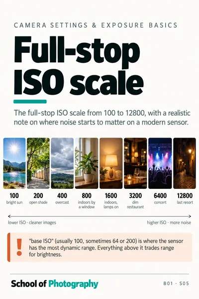 Full-stop ISO scale cheat sheet
