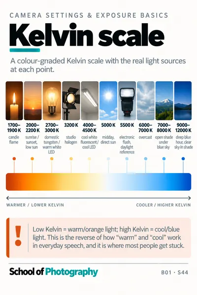 Kelvin scale cheat sheet