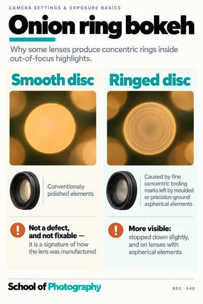 Onion ring bokeh cheat sheet