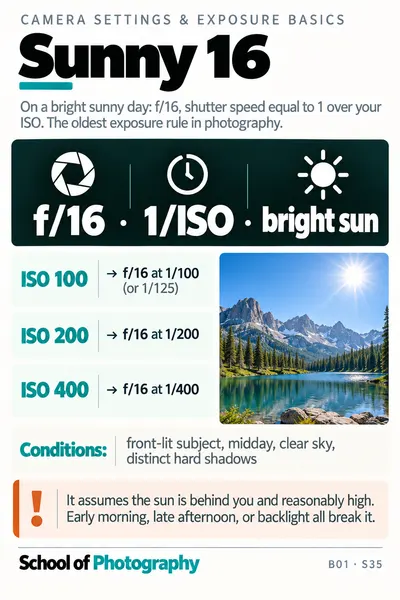 Sunny 16 cheat sheet