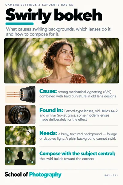 Swirly bokeh cheat sheet