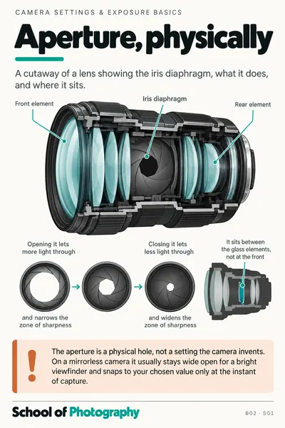 Aperture, physically cheat sheet