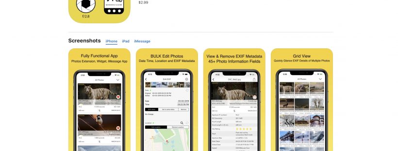 Download EXIF VIEWER by FLUNTRO Appstore