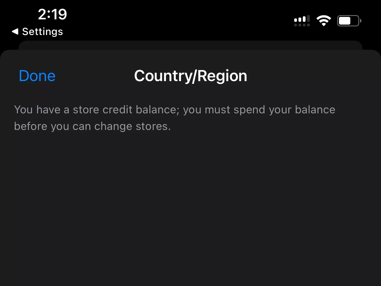 Screenshot - spend any remaining Apple ID balance 