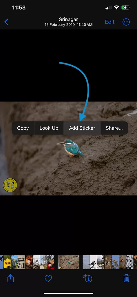 iOS Photos Make Sticker Method to Add Sticker on iPhone