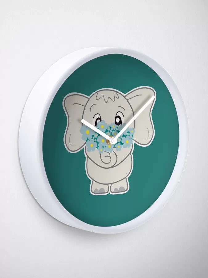 Baby Elephant Themed Clocks