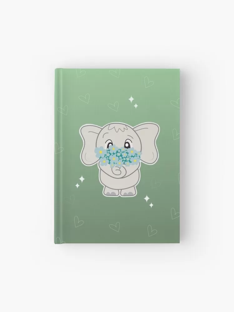 Baby Elephant Themed hardcover journal