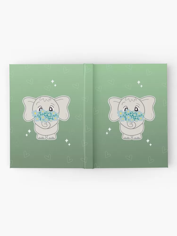 Baby Elephant Themed hardcover journal