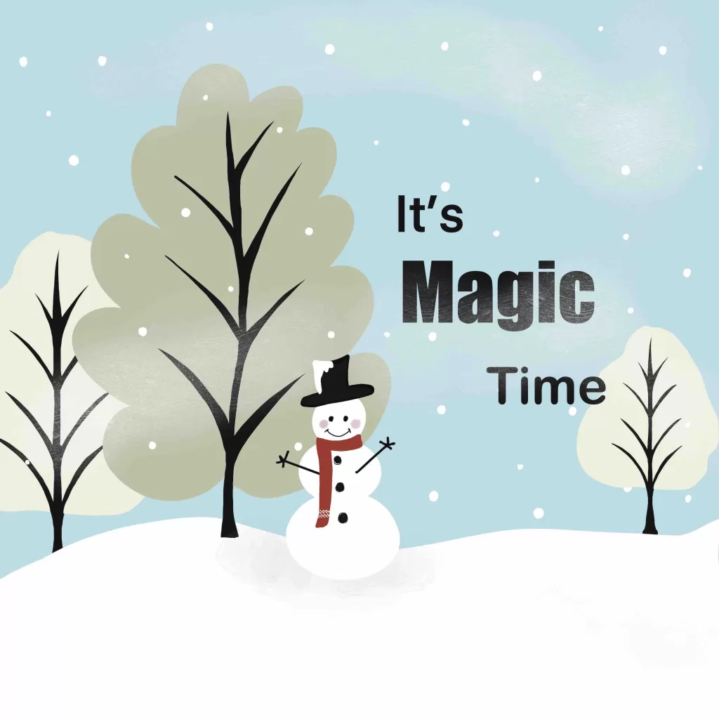 Its Magic time - Christmas season wall paper for iPhone, iPad