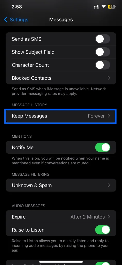 Ultimate Fix: What to Do When Messages Are Missing from iPhone 13 Keep Messages Forever setting on iPhone