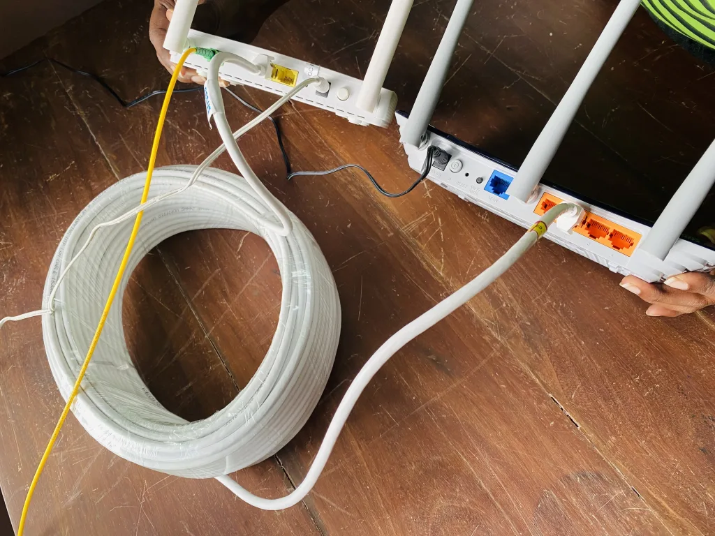 WiFi Repeater wired connection ports