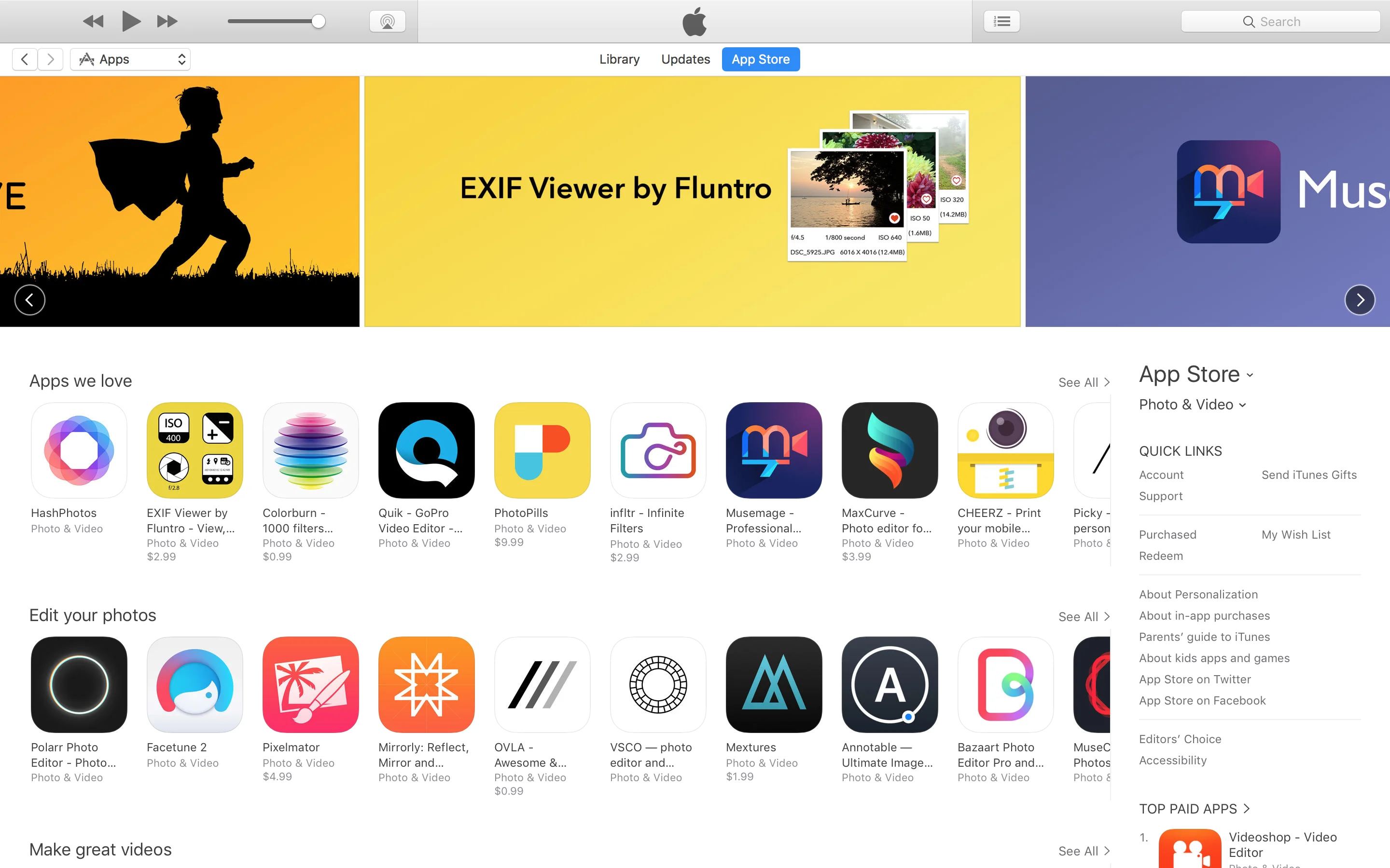 Exif Viewer by Fluntro Featured Appstore